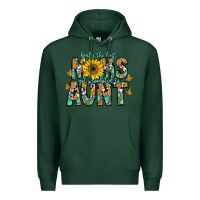 Sports Green only the best moms get promoted to aunt Premium Hoodie - CowhideDigitalArt
