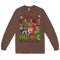 Chestnut this is my christmas movie watching blanket Long Sleeve Tee - OliviaCreatesArt