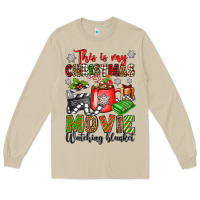 Mushroom this is my christmas movie watching blanket Long Sleeve Tee - OliviaCreatesArt