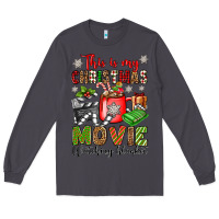 Smoke this is my christmas movie watching blanket Long Sleeve Tee - OliviaCreatesArt