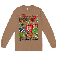 Toasted Coconut this is my christmas movie watching blanket Long Sleeve Tee - OliviaCreatesArt