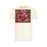 Valentines Day Western Hearts And Sunflowers Vintage Tee | Teevron