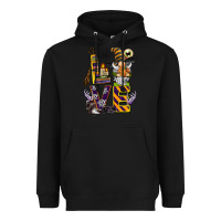 Black halloween love gnome Heavyweight Hoodie - BarkalooDesign