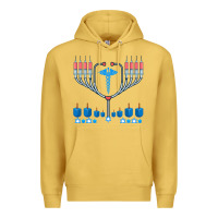 Antique Gold jewish hanukkah chanukah doctor medical menorah  gifts Premium Hoodie - trangStudio