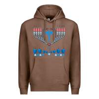 Chestnut jewish hanukkah chanukah doctor medical menorah  gifts Premium Hoodie - trangStudio