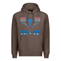 Coffee jewish hanukkah chanukah doctor medical menorah  gifts Premium Hoodie - trangStudio