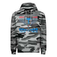 Slate Camo jewish hanukkah chanukah doctor medical menorah  gifts Premium Hoodie - trangStudio