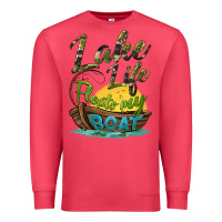 Cardinal lake life floats my boat Premium Sweatshirt - BarkalooDesign