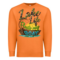 Carrot lake life floats my boat Premium Sweatshirt - BarkalooDesign
