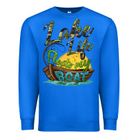 True Royal lake life floats my boat Premium Sweatshirt - BarkalooDesign