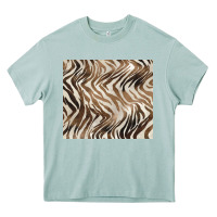 Arona brown zebra Heavy Core Tee - BarkalooDesign