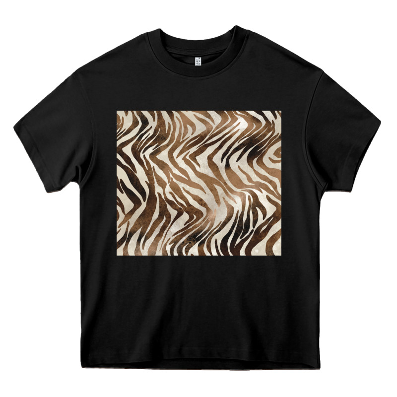 Brown Zebra Heavy Core Tee by BarkalooDesign | Teevron