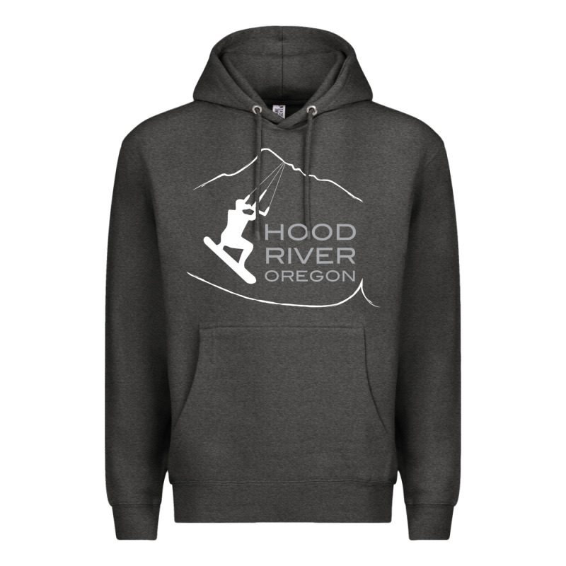 Kiteboarding Hood River Oregon, Kitesurfing Premium Hoodie by trangStudio | Teevron