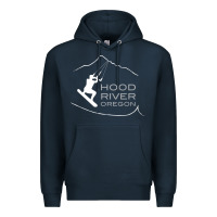 Navy Kiteboarding Hood River Oregon, Kitesurfing Premium Hoodie - trangStudio