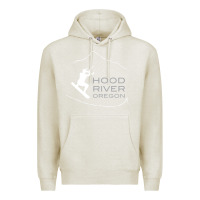 Oatmeal Heather Kiteboarding Hood River Oregon, Kitesurfing Premium Hoodie - trangStudio
