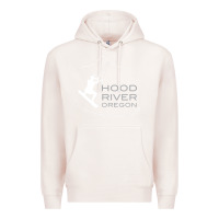 Pale Pink Kiteboarding Hood River Oregon, Kitesurfing Premium Hoodie - trangStudio