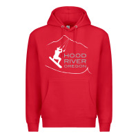 Red Kiteboarding Hood River Oregon, Kitesurfing Premium Hoodie - trangStudio