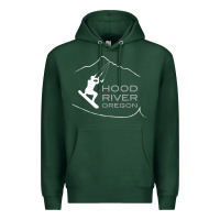 Sports Green Kiteboarding Hood River Oregon, Kitesurfing Premium Hoodie - trangStudio