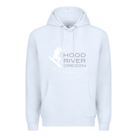 White Kiteboarding Hood River Oregon, Kitesurfing Premium Hoodie - trangStudio
