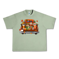 Oil Green coffee cups truck Urban Heavy Tee - CowGirlArtShop