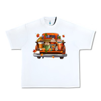 White coffee cups truck Urban Heavy Tee - CowGirlArtShop