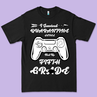 I Survived Quarantine Level Next Fifth Grade Premium Tee Designed By Bettercallsaul