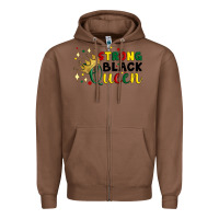 Chestnut strong black queen Zipper Hoodie - Artiststas