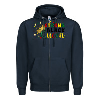 Navy strong black queen Zipper Hoodie - Artiststas