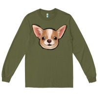 Army Green Chihuahua Long Sleeve Tee - Jasminsmagicworld