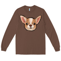 Chestnut Chihuahua Long Sleeve Tee - Jasminsmagicworld