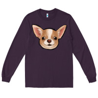 Plum Chihuahua Long Sleeve Tee - Jasminsmagicworld
