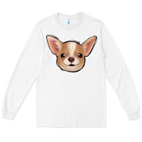 White Chihuahua Long Sleeve Tee - Jasminsmagicworld