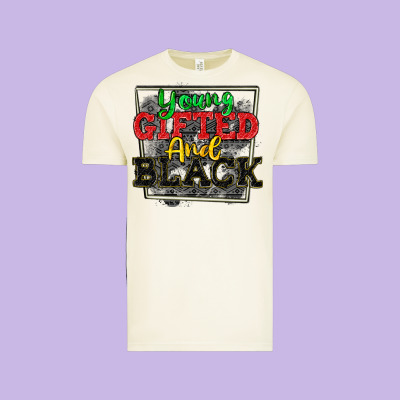 Young Gifted And Black Vintage Tee Designed By Cowgirlartshop