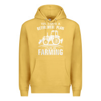 Antique Gold Yes I Do Have A Retirement Plan Farming Funny Farmer Gift Premium Hoodie - trangStudio