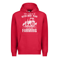 Yes I Do Have A Retirement Plan Farming Funny Farmer Gift Premium Hoodie | Teevron