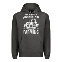 Charcoal Heather Yes I Do Have A Retirement Plan Farming Funny Farmer Gift Premium Hoodie - trangStudio