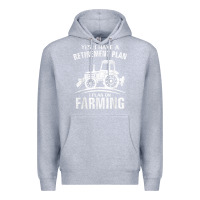 Heather Grey Yes I Do Have A Retirement Plan Farming Funny Farmer Gift Premium Hoodie - trangStudio