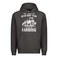 Smoke Yes I Do Have A Retirement Plan Farming Funny Farmer Gift Premium Hoodie - trangStudio