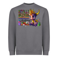 Storm real dragon through christmas Heavyweight Sweatshirt - CowhideDigitalArt