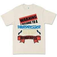 Bone I belong to a HAIRDRESSER warning job funny partner Premium Tee - Bettercallsaul