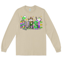 Mushroom mardi gras nurse Long Sleeve Tee - OliviaCreatesArt