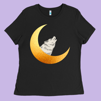 Howling Wolf Ladies Tee Designed By Bettercallsaul