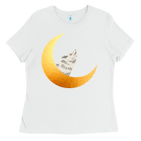 White Howling Wolf Ladies Tee - Bettercallsaul