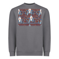 Bull Skull Pattern Heavyweight Sweatshirt | Teevron