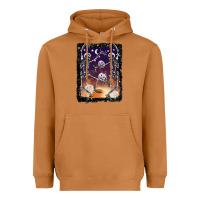 Meerkat halloween dancing skeletons stars Heavyweight Hoodie - BarkalooDesign