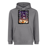 Storm halloween dancing skeletons stars Heavyweight Hoodie - BarkalooDesign