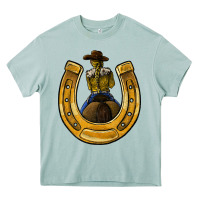Arona horseshoe and cowgirl Heavy Core Tee - JahusDesignShop