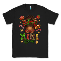 Black mimi claus afro messy bun Classic Tee - texasbilliewilder