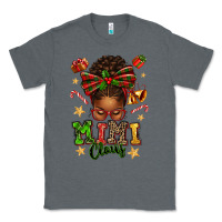 Charcoal Heather mimi claus afro messy bun Classic Tee - texasbilliewilder