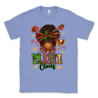 Colony Blue mimi claus afro messy bun Classic Tee - texasbilliewilder